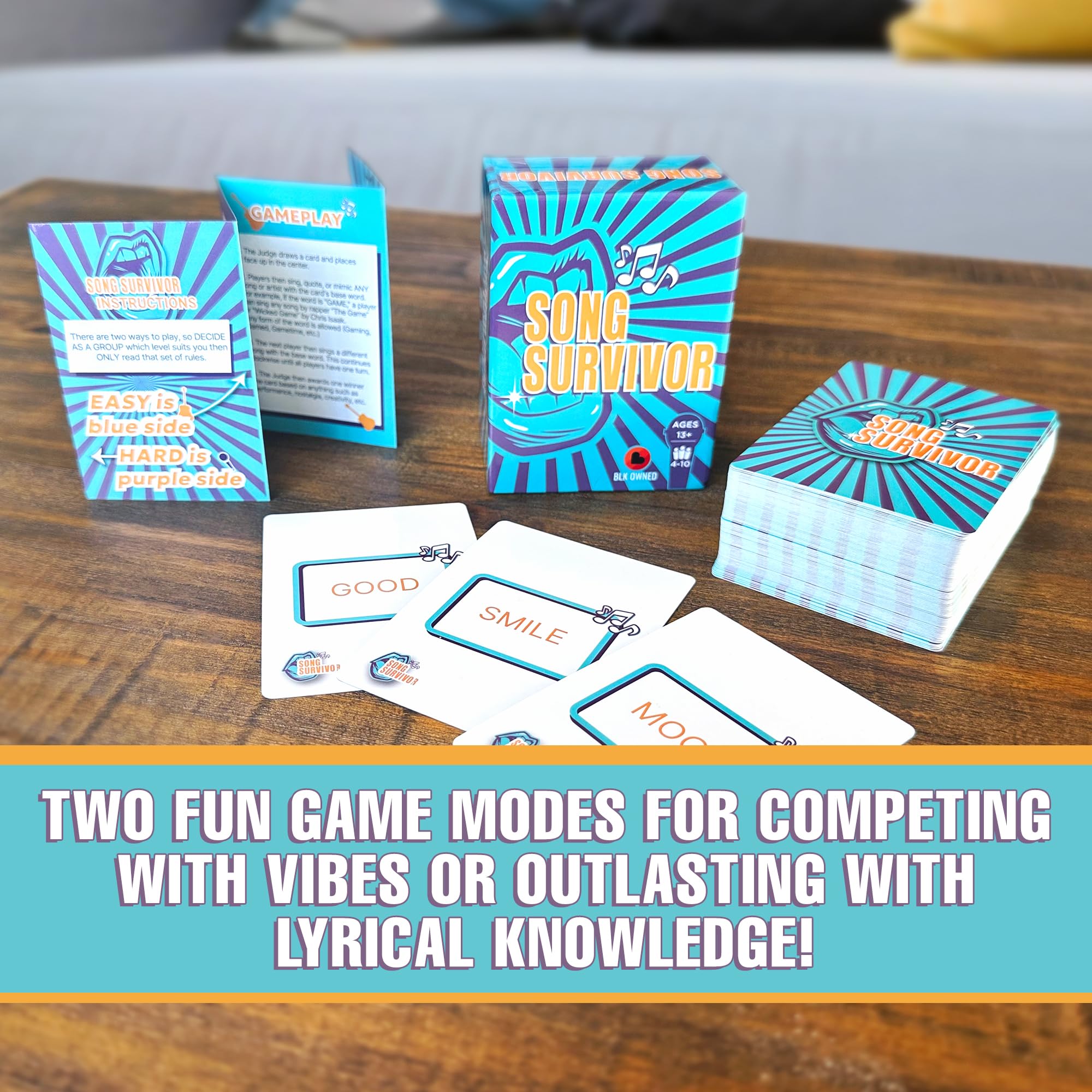 Doin' The Most Song Survivor packaging on a shelf, ideal for gifting.
