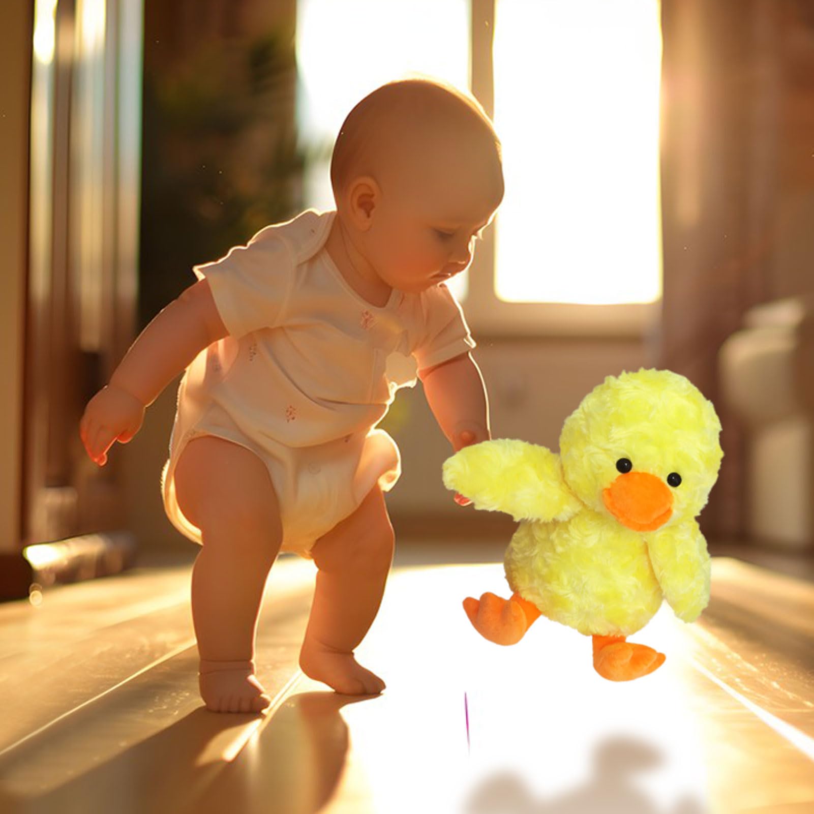 Doindute Rose Duck plush makes a charming gift choice