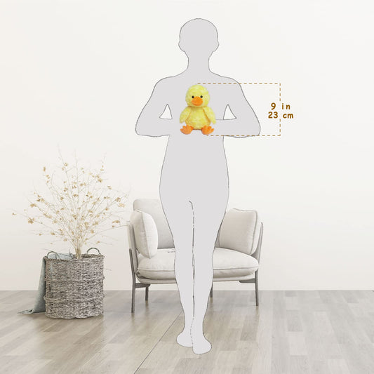 Doindute Rose Duck plush with soft fur ideal for hugs and play
