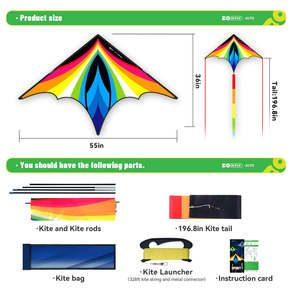Doinfly complete package includes kite, board, and line for easy start.