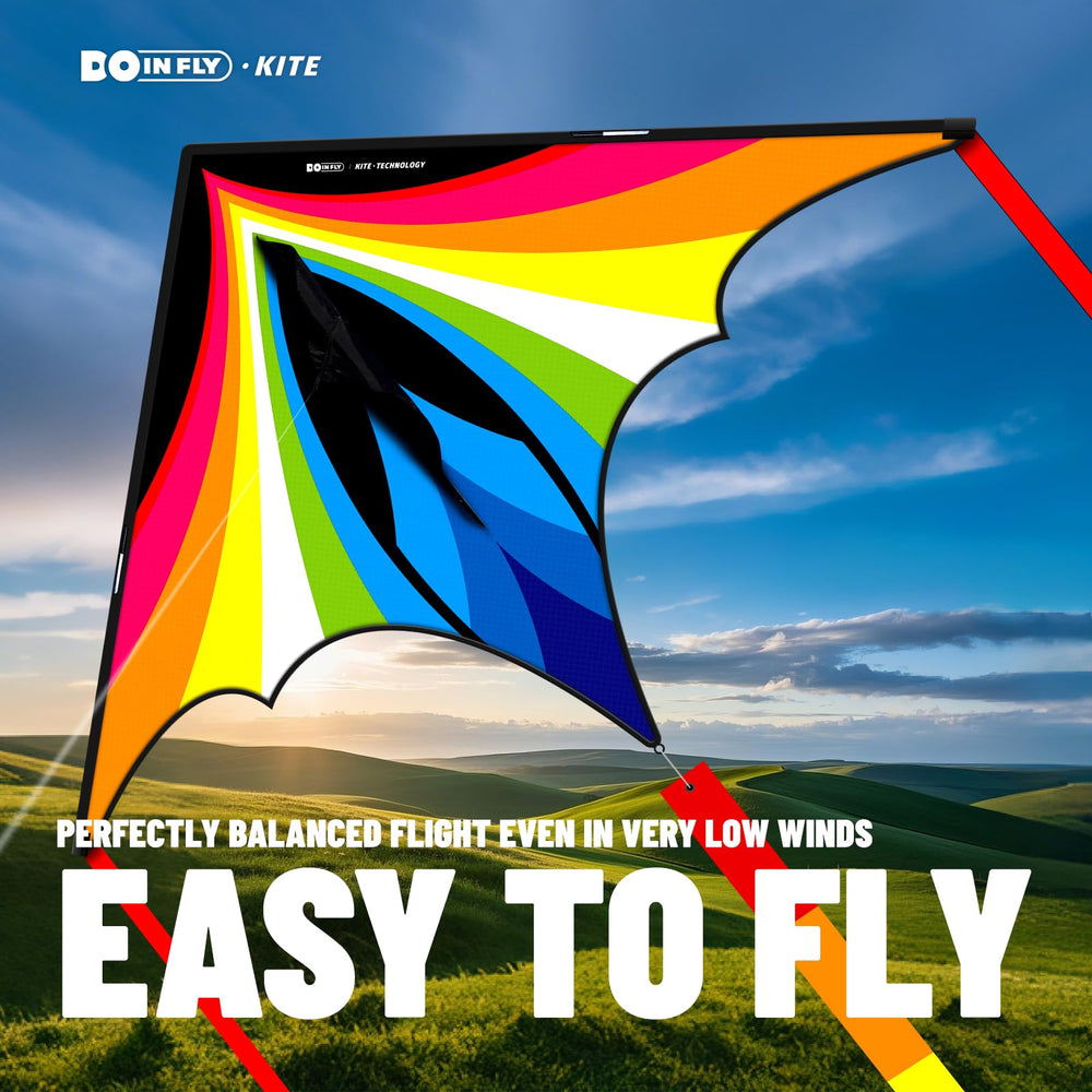 Doinfly triangular kite ideal for beginners and families outdoors.