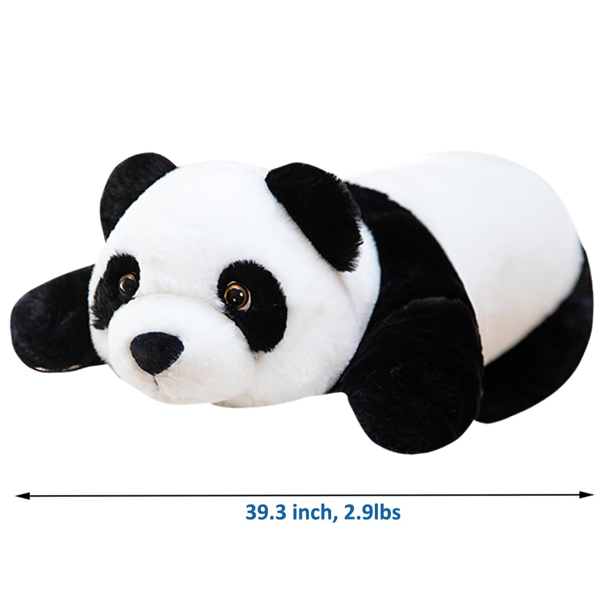 Doireum Giant Panda weighted plush pillow for kids and adults, a cuddly home companion.