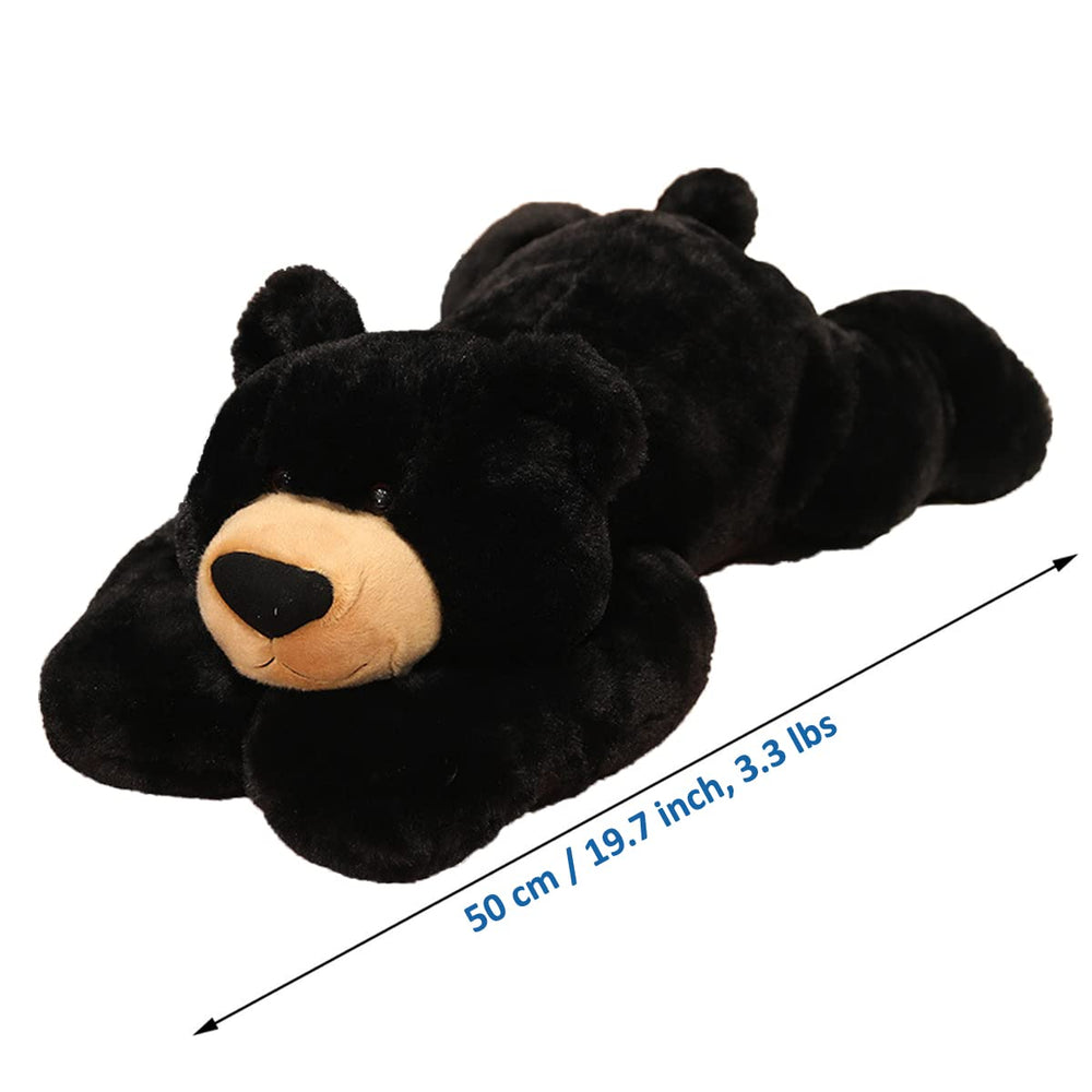 Doireum weighted bear hugging on sofa as a cozy seat companion