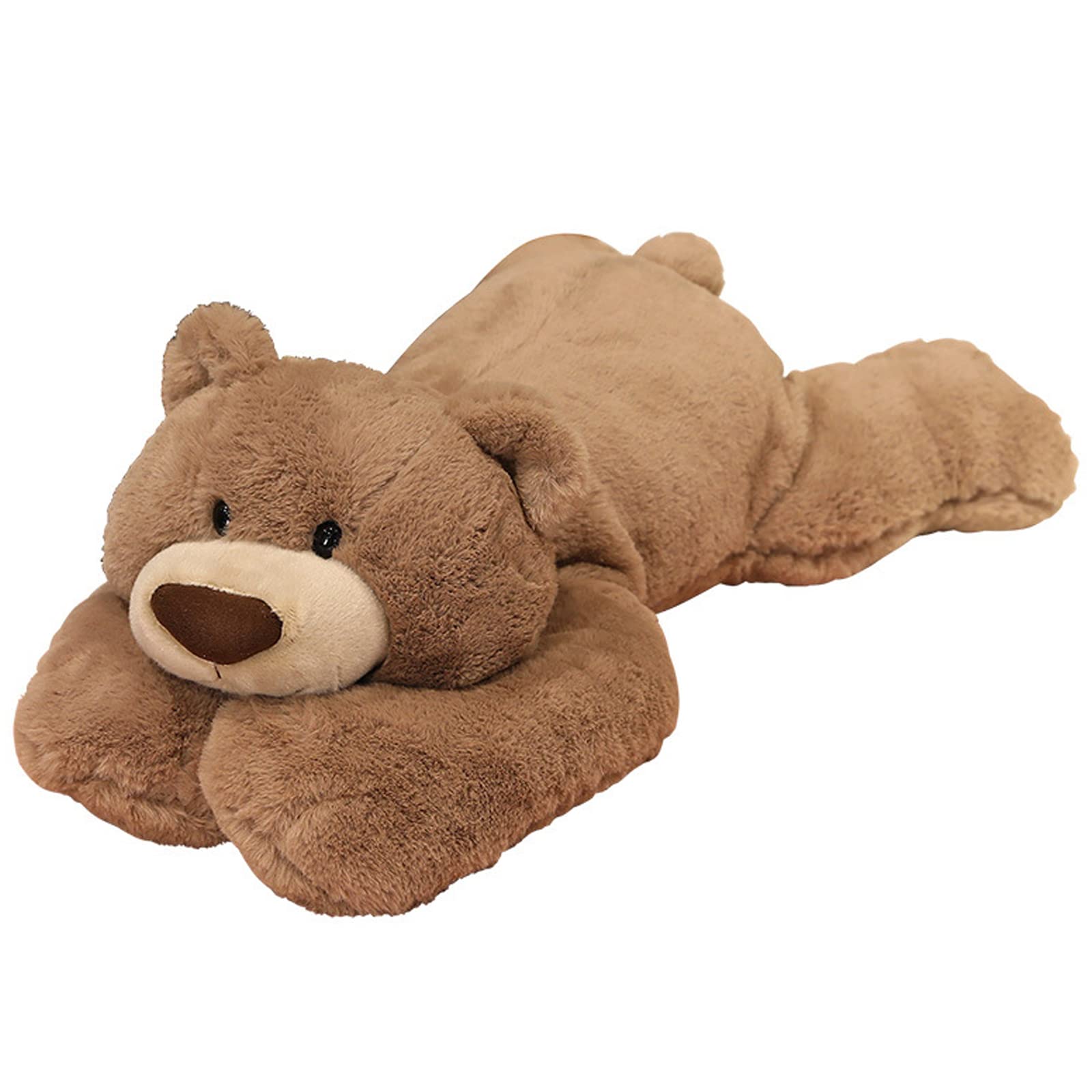 Doireum weighted brown bear 75cm, full-body plush for cuddling.
