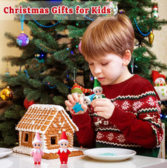 Dokeawo stocking stuffer elf doll fits perfectly into festive stockings.
