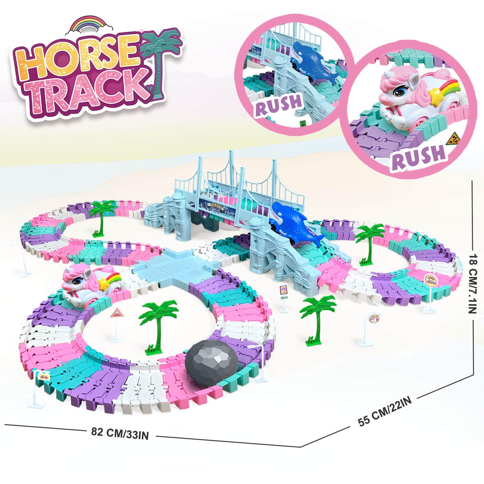 Dolanus unicorn toy set supports creative problem-solving through guided, open-ended play.