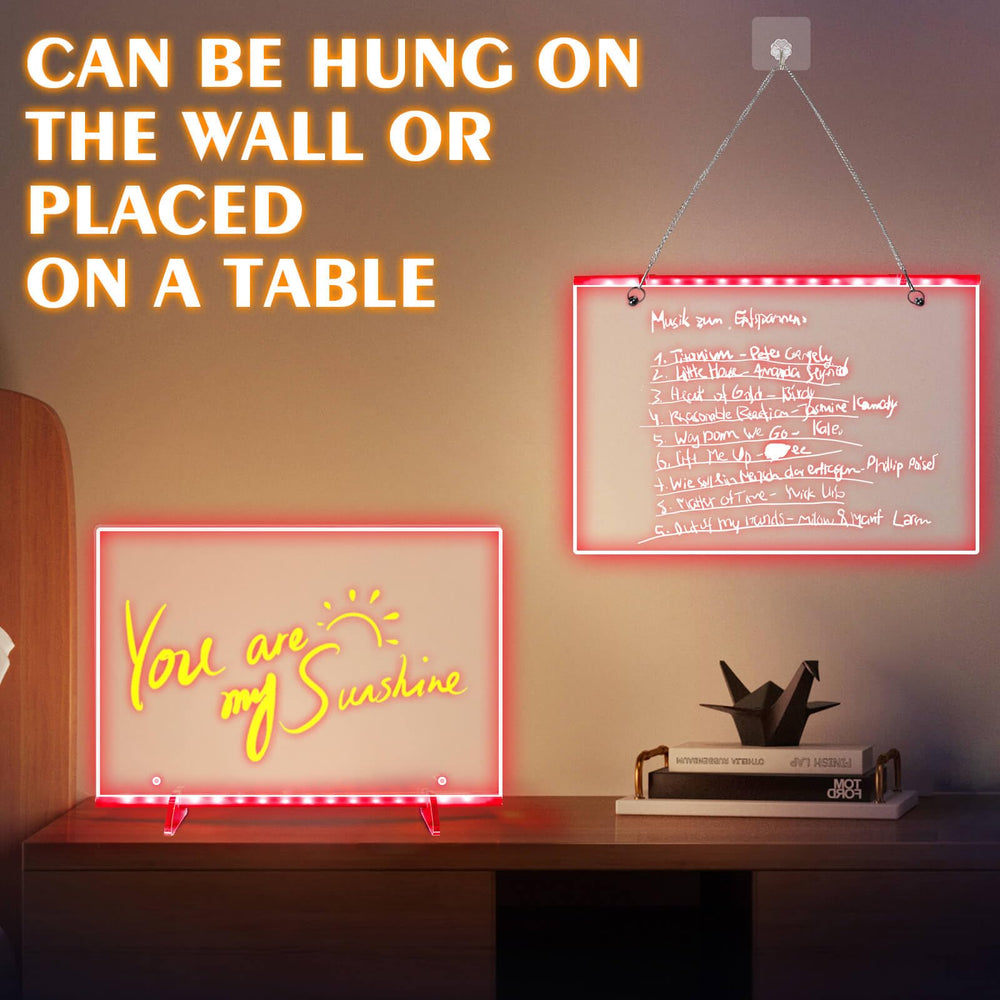 Dolanus LED board brightens kids’ rooms as a glowing notepad.