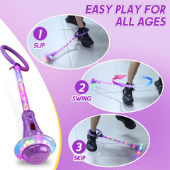 Dolanus skip toy with durable rod-ball design withstands rough play.