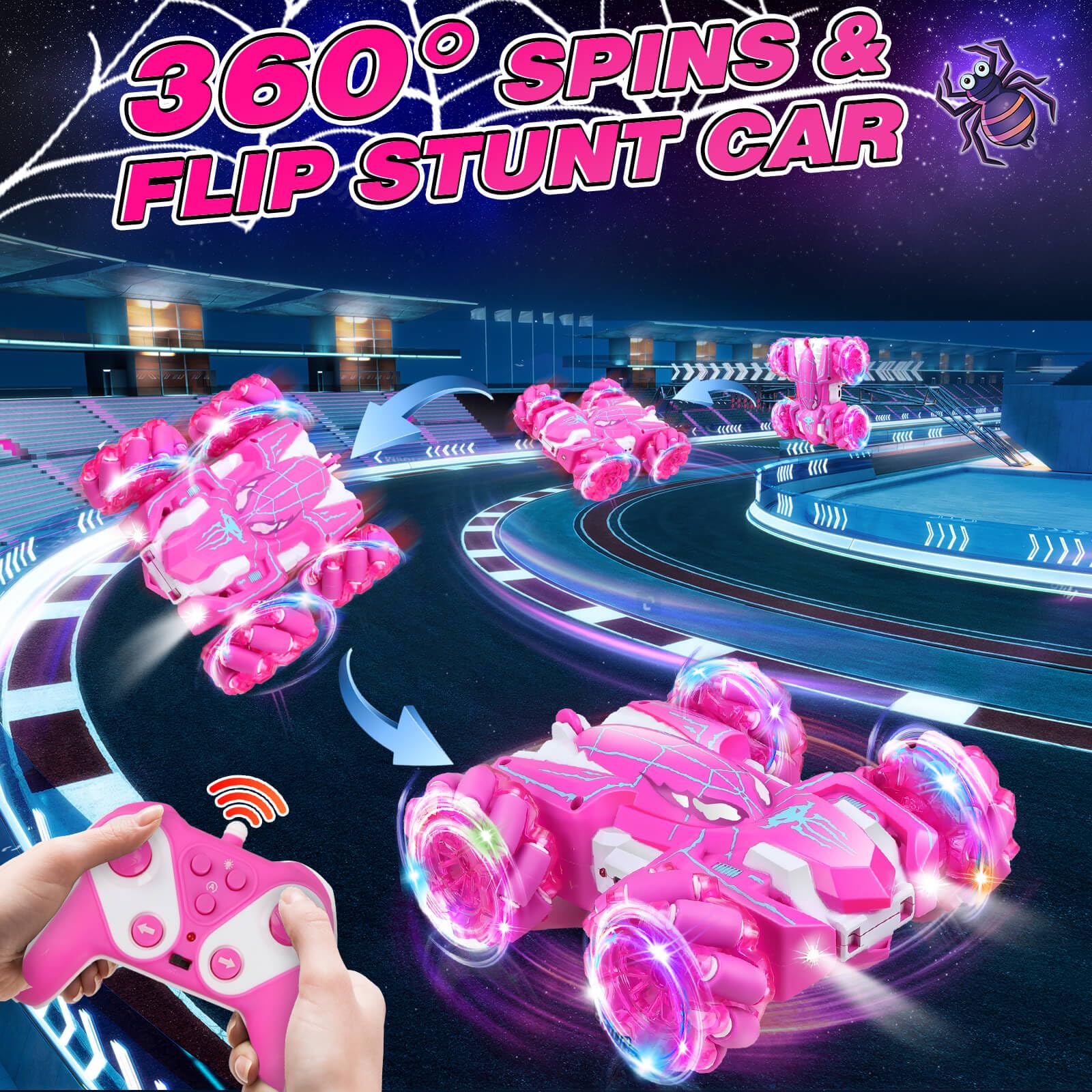 Dolanus Spider Car 360° spin for flashy tricks