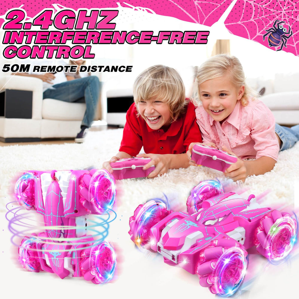Dolanus Spider Car stand-and-spin display during tricks