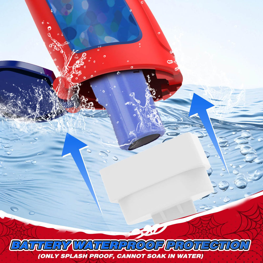 Dolanus Spider Water Blaster with 370cc built-in tank for longer play.