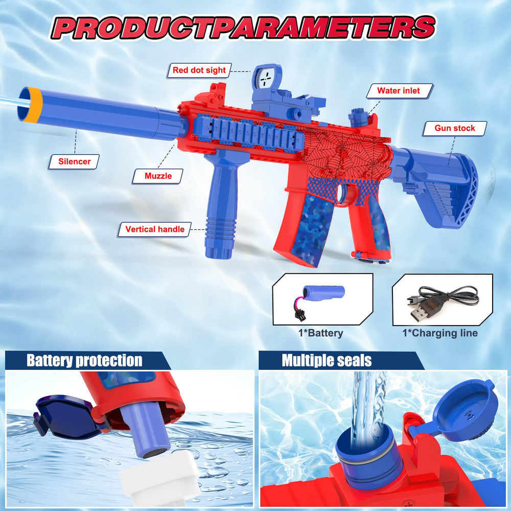 Dolanus Spider Water Blaster packaged as a gift for kids.