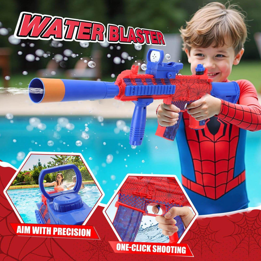 Dolanus Spider Water Blaster shoots long-range water up to 32 feet.