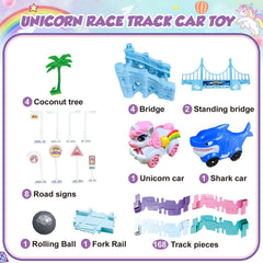 Dolanus track bridge adds thrilling elevation and varied race routes for kids.