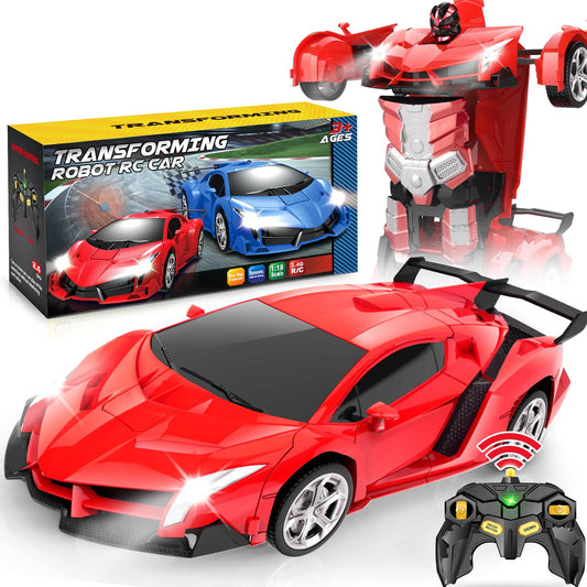 Dolanus transforming RC car in vehicle mode for dynamic play sessions.