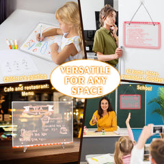 Dolanus board is wall-mountable or tabletop for flexible placement.