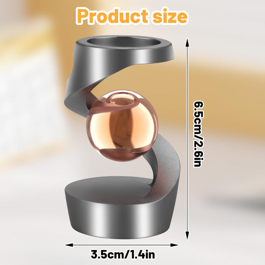 Dolasev kinetic desk toy spin closeup showing smooth rotation for concentration
