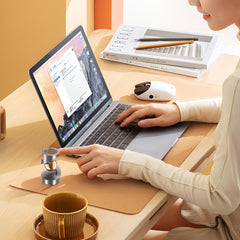 Dolasev kinetic desk toy showing stationary and spinning positions for comparison