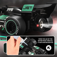 DOLIVE F1 drift action demonstrates fast cornering for exciting races