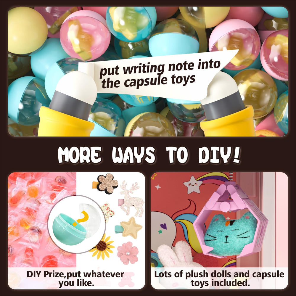 DOLIVE includes six plush toys and ten surprise eggs for variety.