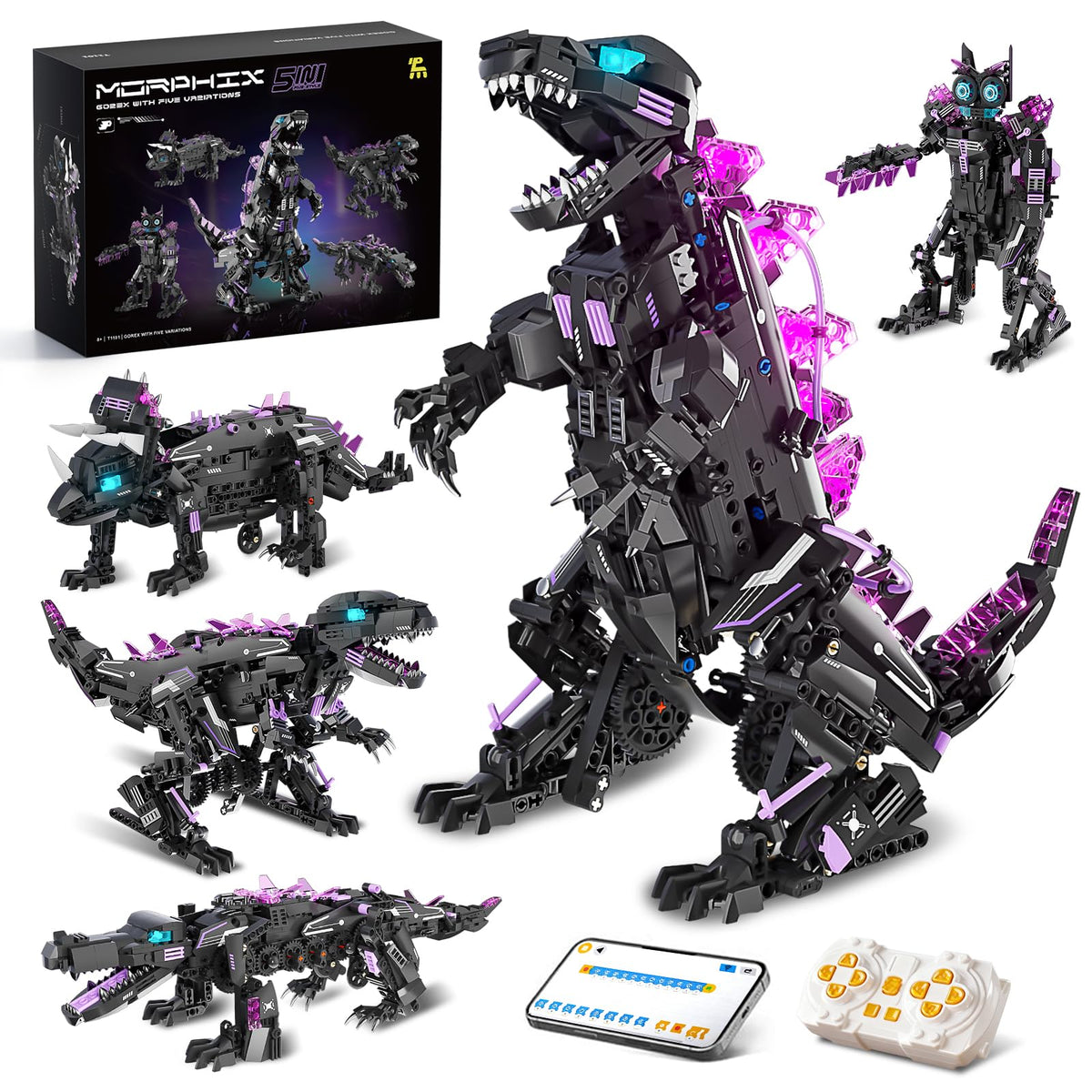 DOLIVE STEM 5in1 dinosaurs assembly kit for engineering fun