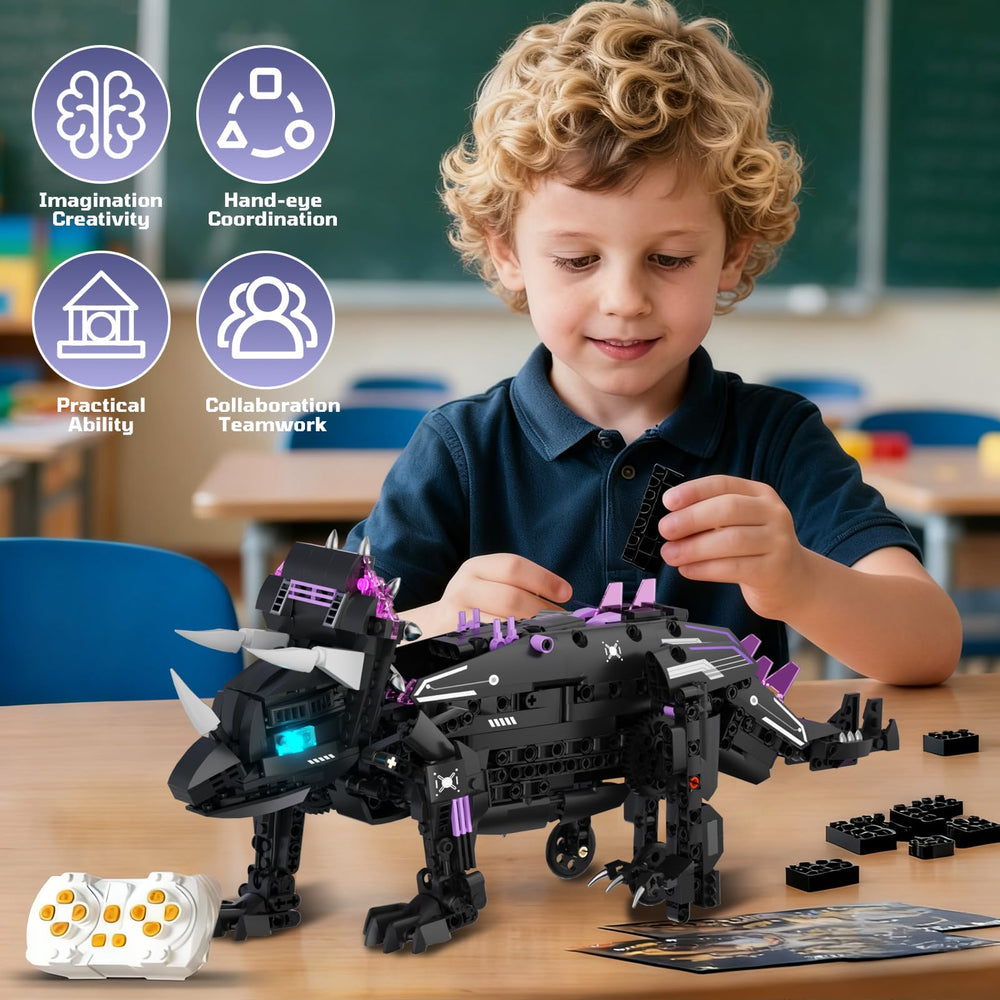 DOLIVE STEM chasmosaurus instruction guide for easy assembly