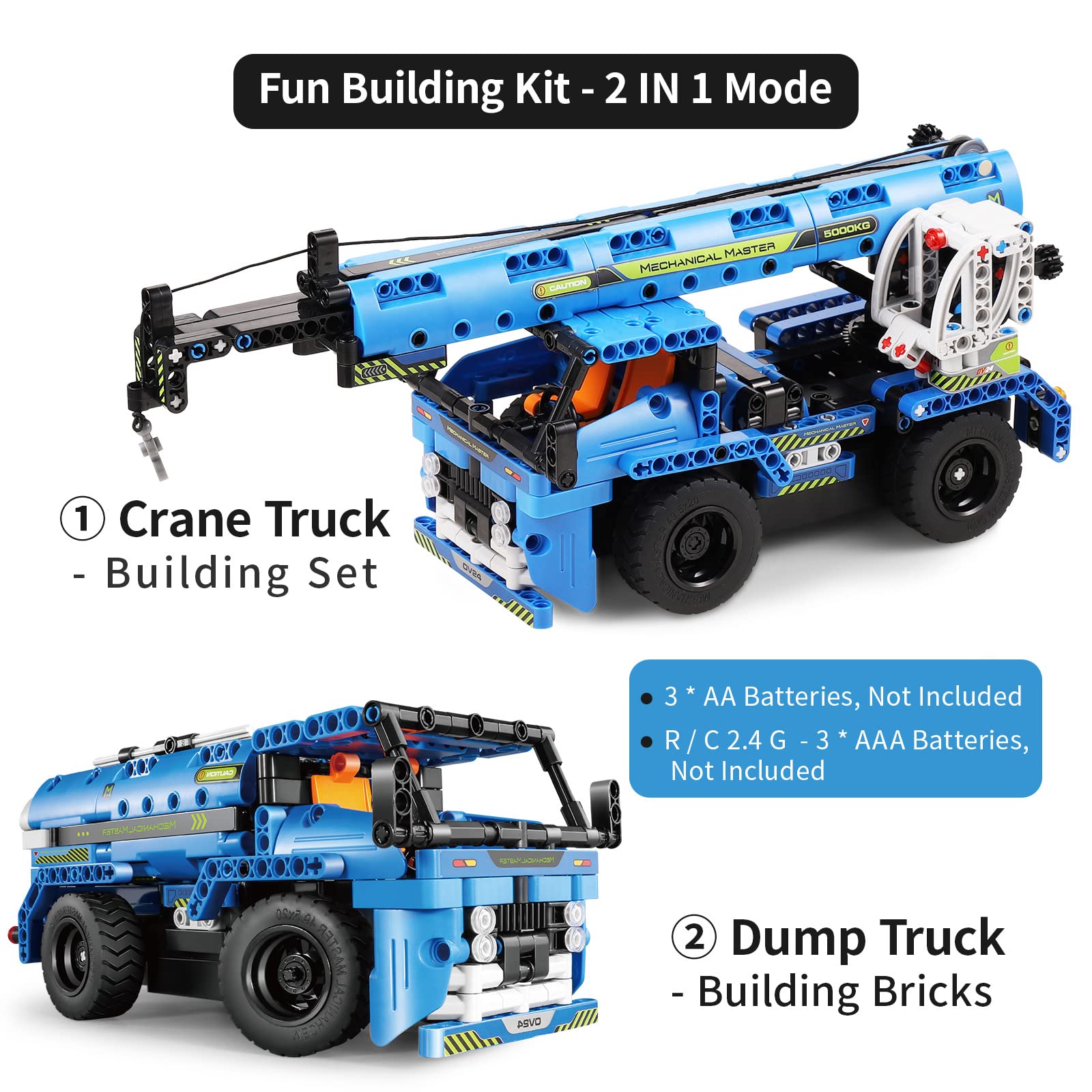 DOLIVE STEM RC Truck remote-control drive for easy indoor fun.