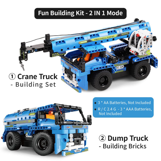DOLIVE STEM RC Truck remote-control drive for easy indoor fun.