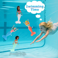 Dollbie durable non-toxic mermaid toy built to withstand splashes and drops