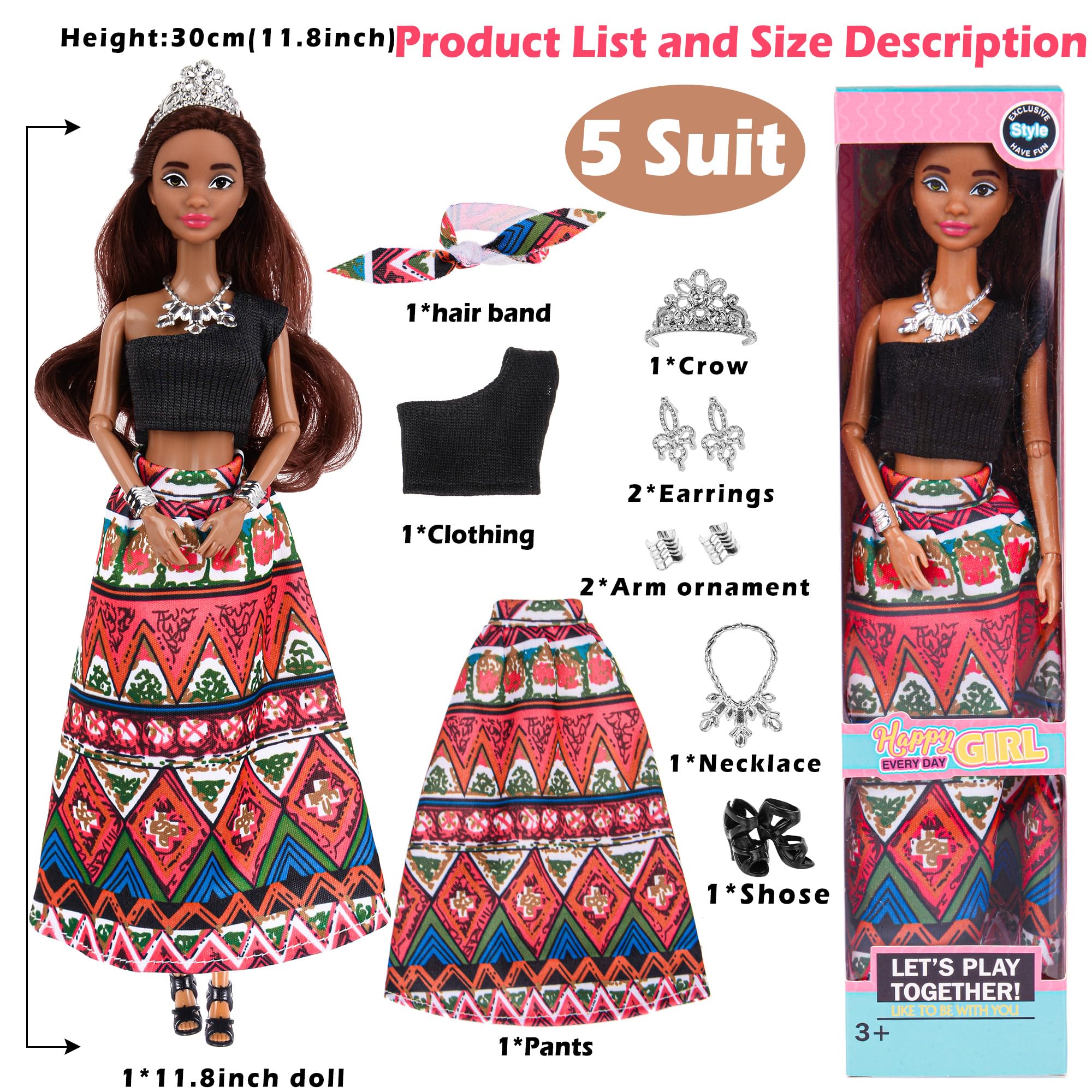 Dollbie ready-to-gift set ideal for birthdays and holidays.