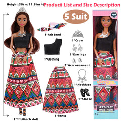 Dollbie ready-to-gift set ideal for birthdays and holidays.