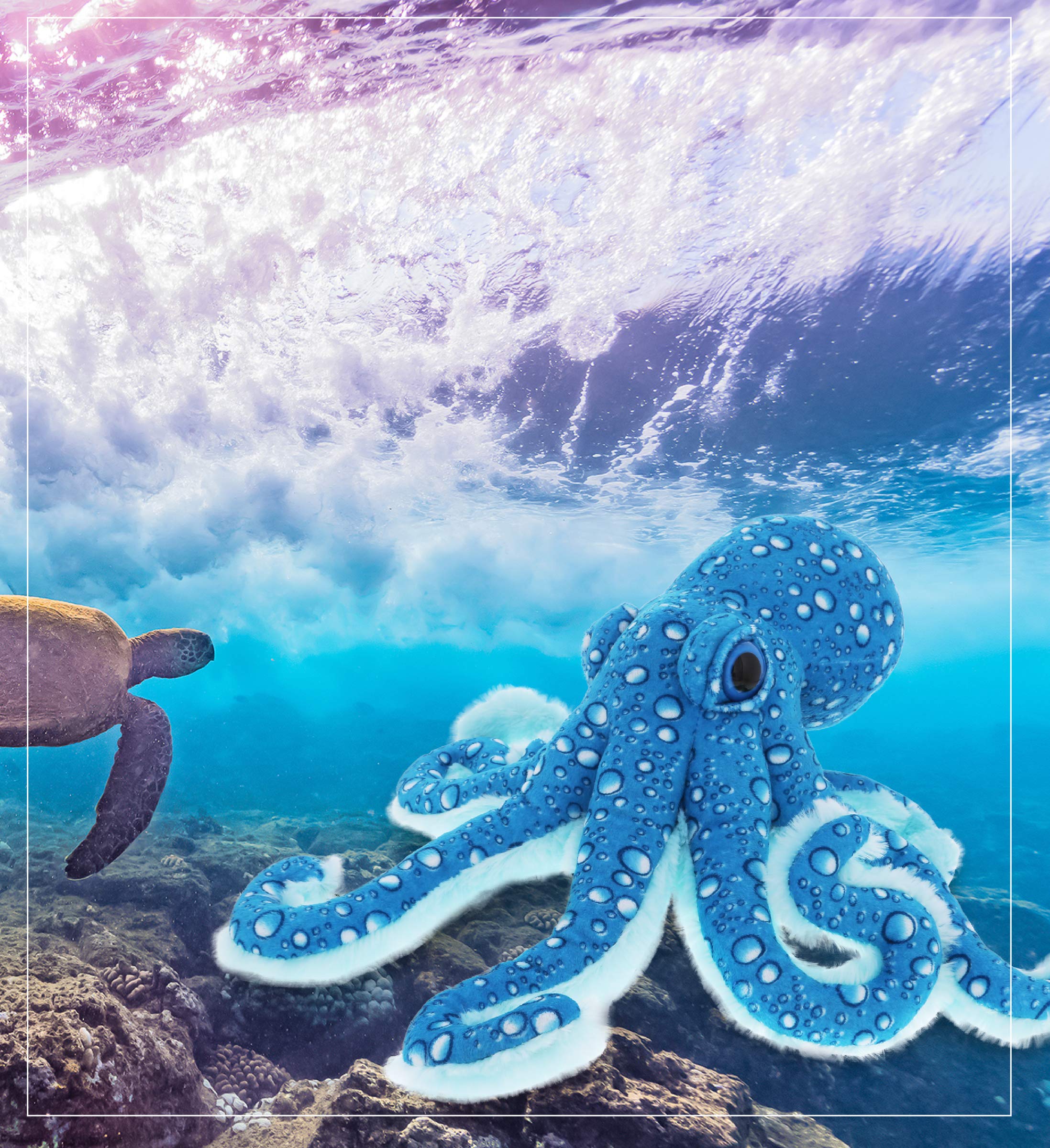 DolliBu 16 inch octopus plush perfect for hugs