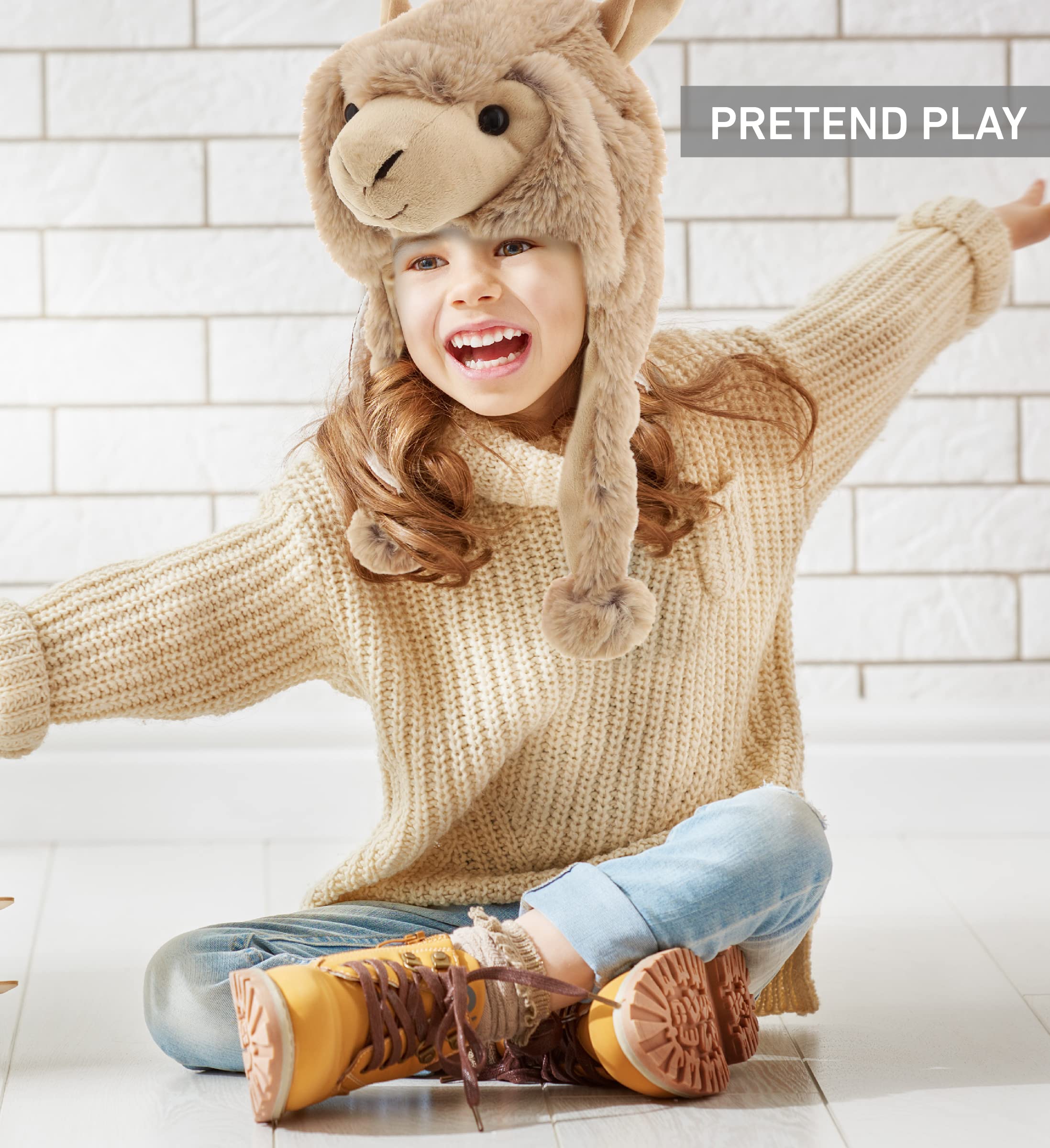 DolliBu hat with fluffy ears adds cute, cozy detail to outfits