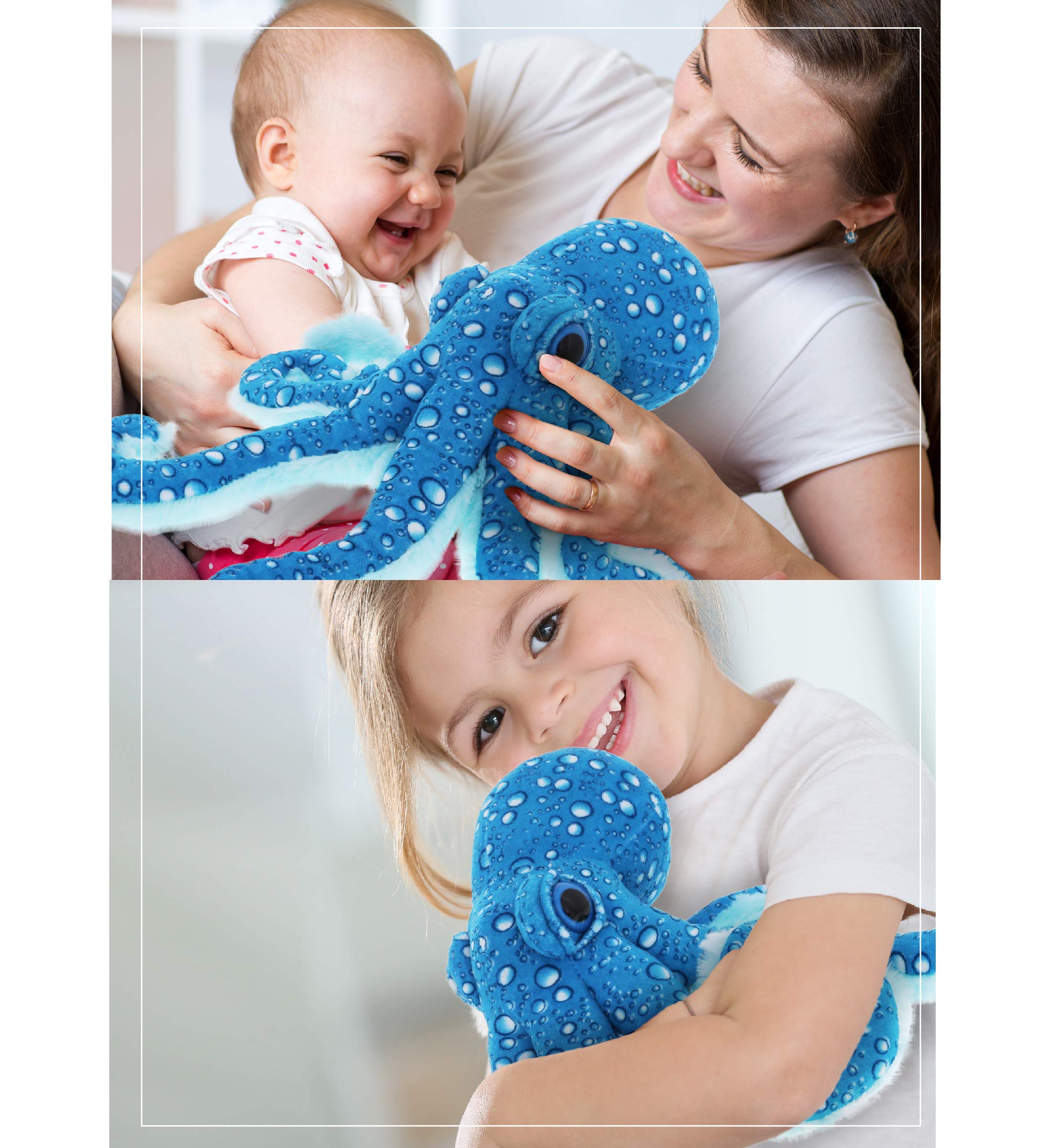 DolliBu Wild Collection sea creature plush for display and learning