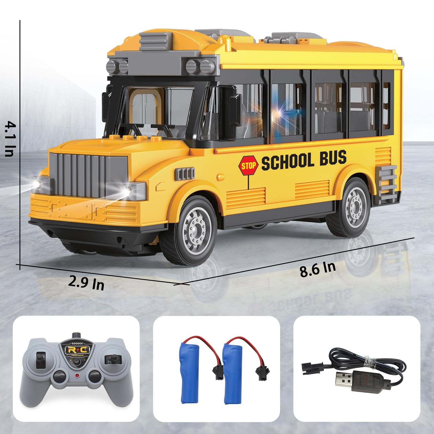 Dollox child-friendly design for safe, imaginative bus play.