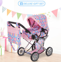 Dolls To Play 3-in-1 stroller set supports multiple play modes for varied scenarios.