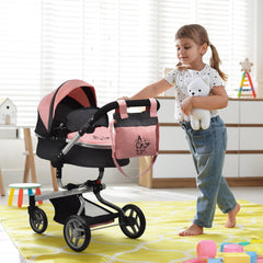 Dolls To Play adjustable handle and rotating wheels for smooth steering