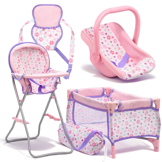 Dolls To Play baby doll nursery bed for cozy pretend sleep and care