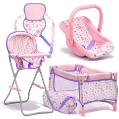 Dolls To Play baby doll nursery bed for cozy pretend sleep and care