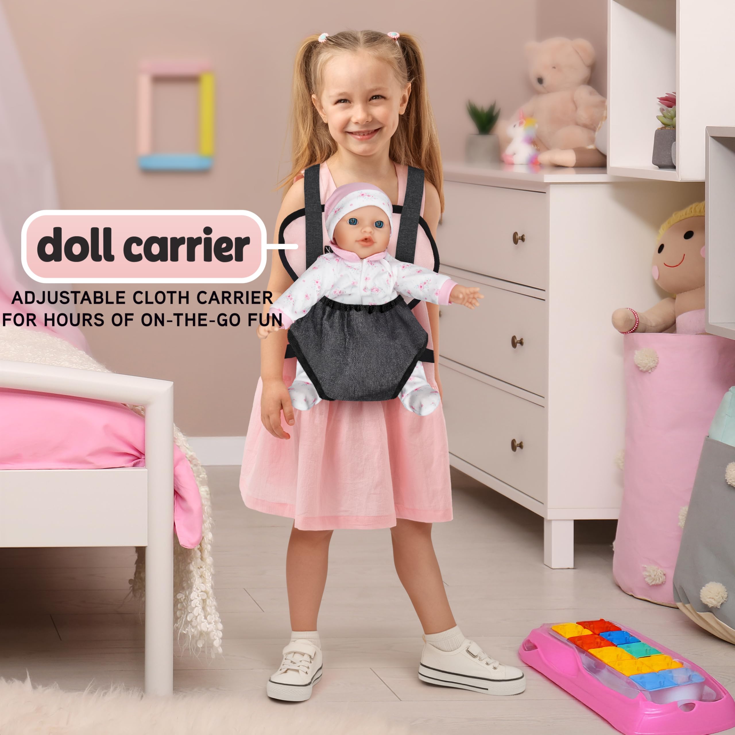 Dolls To Play rocking seat encourages nurturing role play and seating