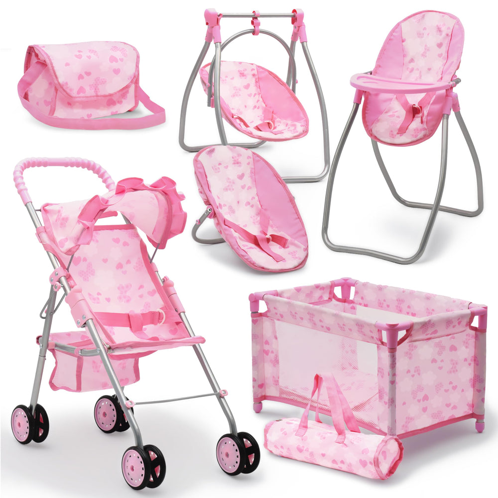 Dolls To Play baby doll stroller for realistic outdoorsy role play and caregiving