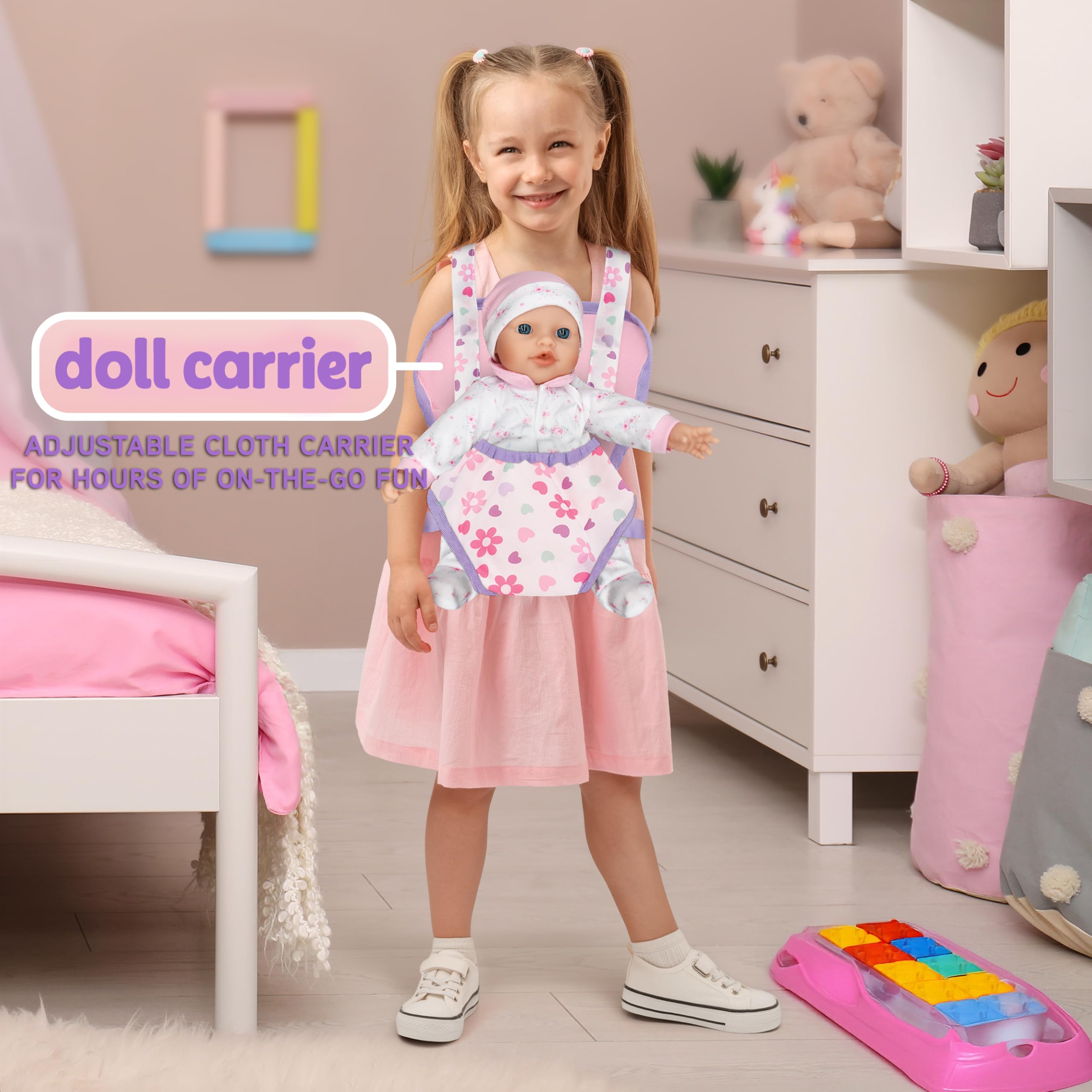 Dolls To Play doll storage bag to keep accessories tidy