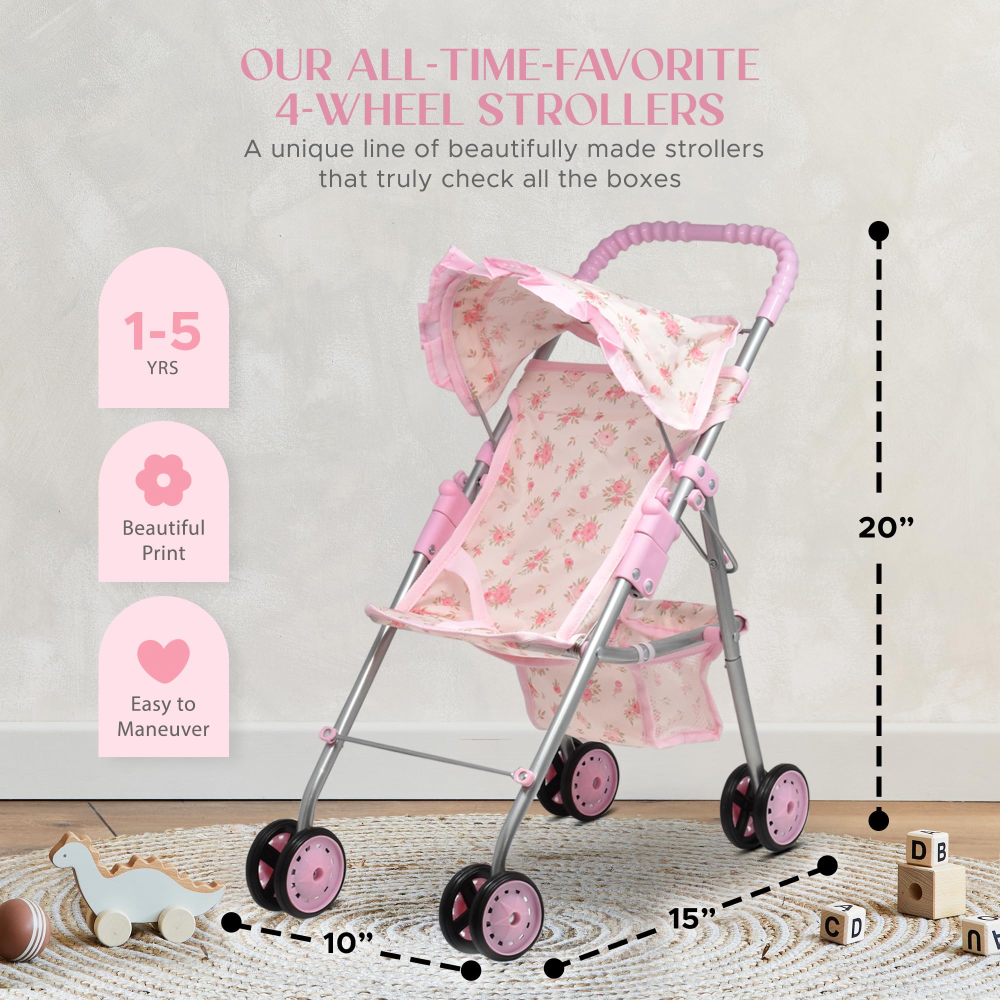 Dolls To Play high chair for imaginative feeding time pretend play