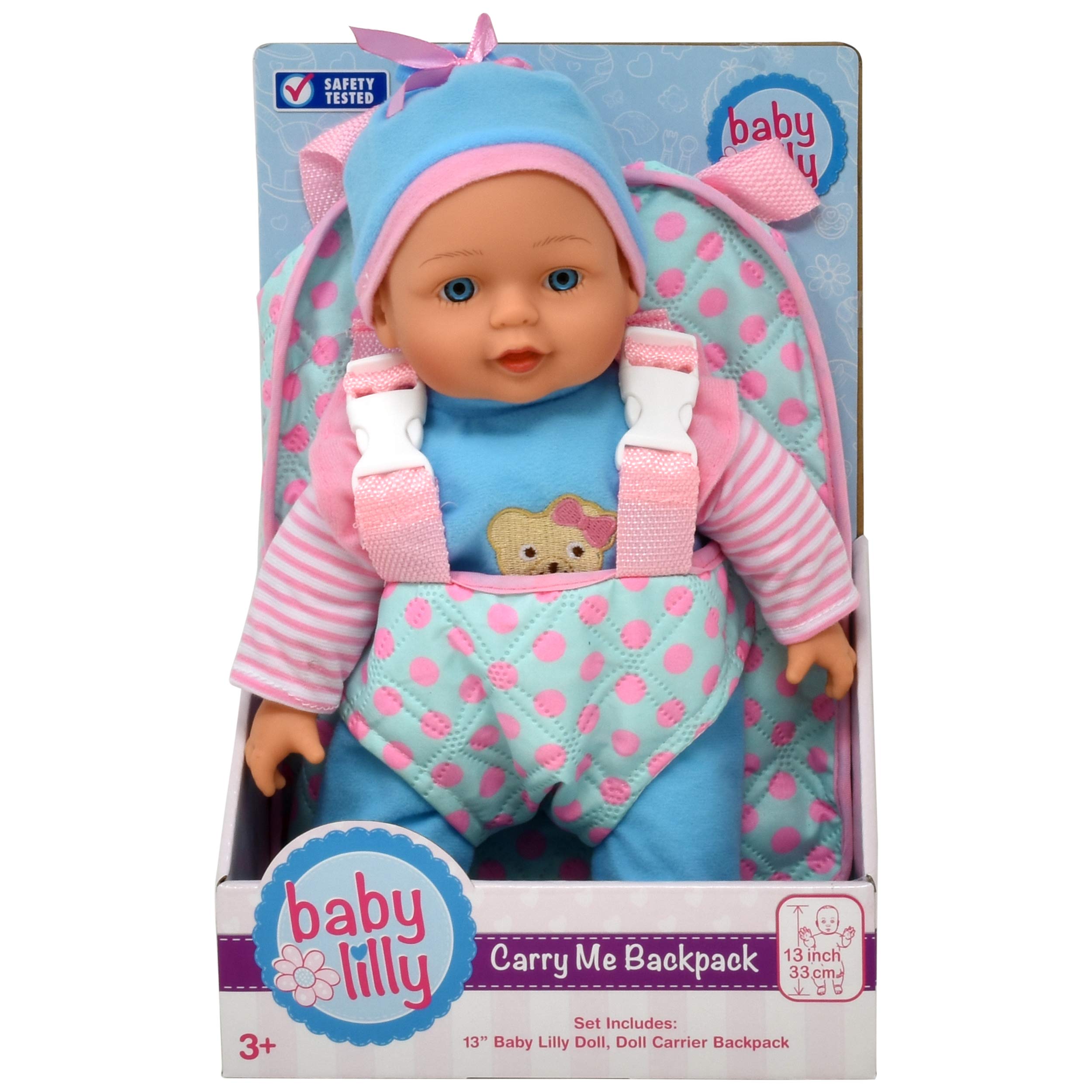Dolls To Play lifelike features, rosy lips, and sparkling eyes to spark imagination.