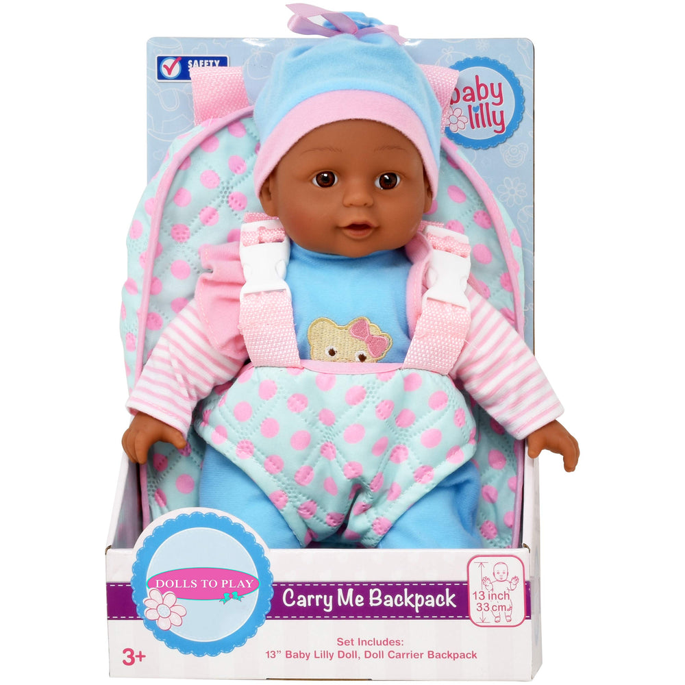 Dolls To Play machine-washable carrier material for easy cleanup