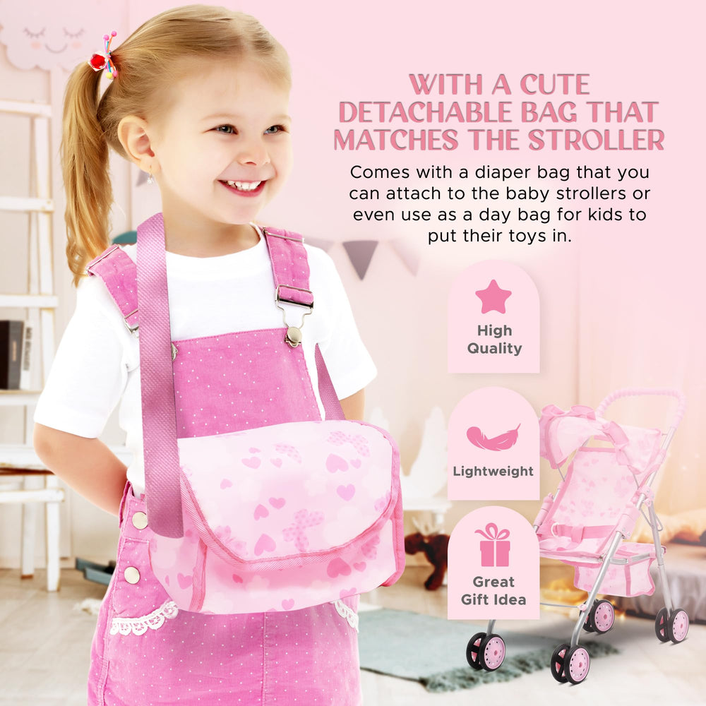 Dolls To Play nursery bed and swing for cozy pretend naps and nurturing