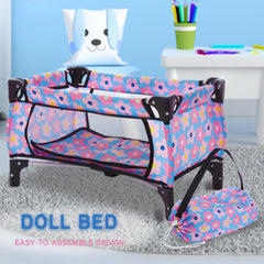 Dolls To Play rocking doll chair blue, soothing seat for calm playtime.