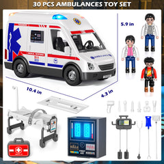 Doloowee ambulance toy truck interior view showing cabin space