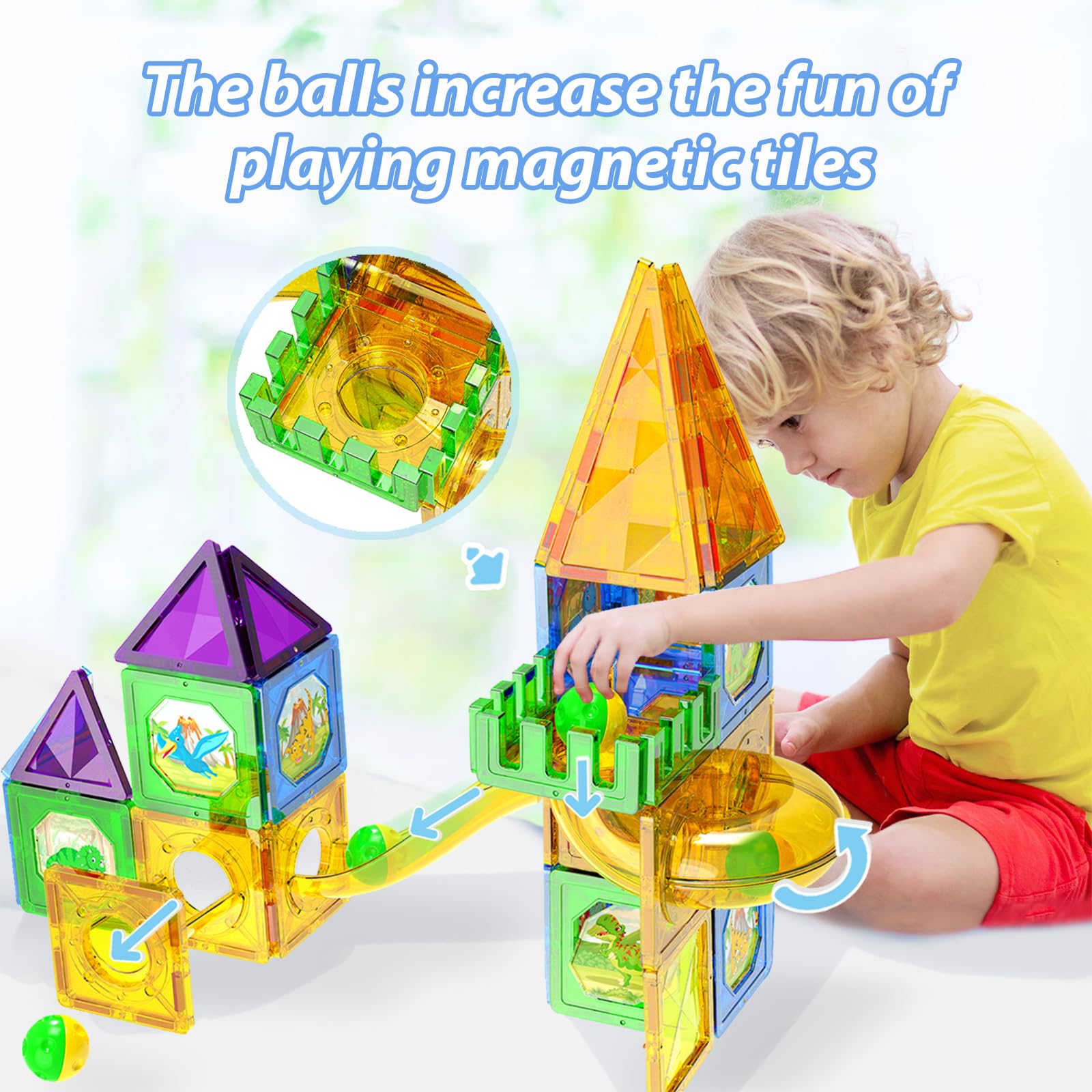 Doloowee Creative-pattern magnets encourage experimentation with shapes and colors.