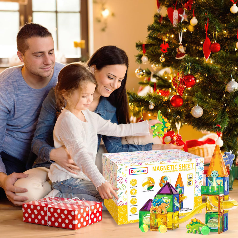 Doloowee Family-time magnets promote bonding during collaborative building.